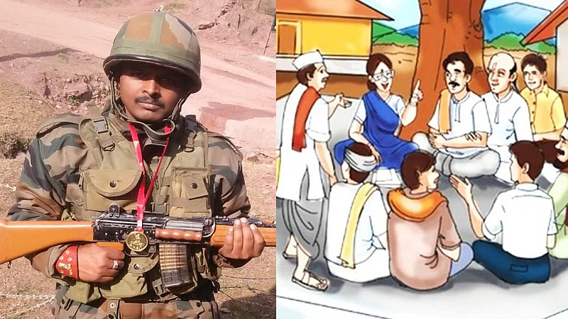 कडक सॅल्यूट! गावच्या भल्यासाठी सीमेवर लढणाऱ्या सैनिकाकडून लाखाचे बक्षीस जाहीर}