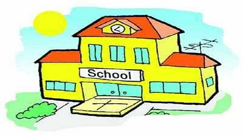 hexagonal building of school in maharashtra establishment expenses waste and number students also less in kokan