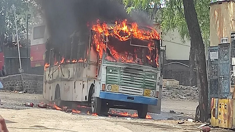st burnt in Bhum depo.
