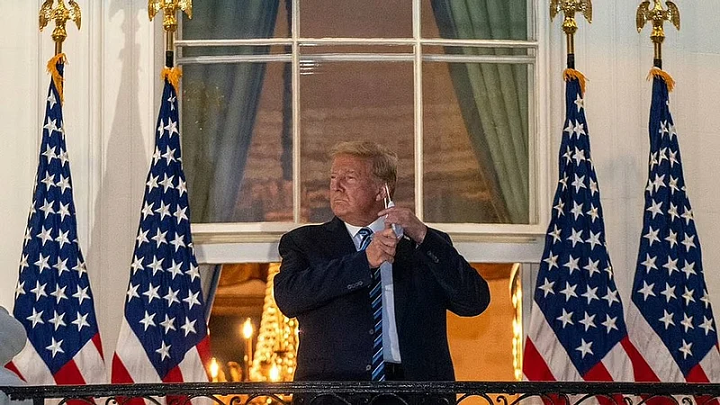 trump returned white house after corona treatment