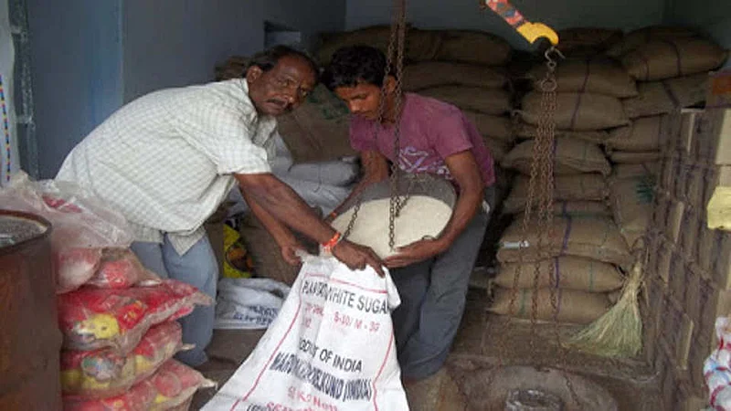 Lakhandur citizens do not get food grains at home