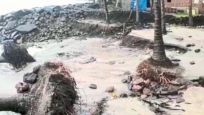 Sea Encroachment In Mirya Patilwadi Ratnagiri Marathi News