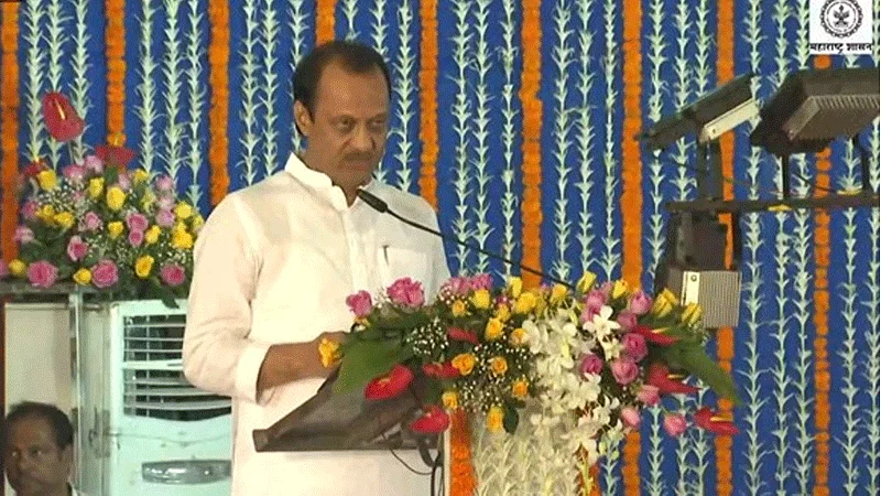 Ajit pawar tweet after taking oath as Deputy CM