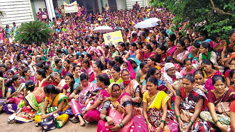 देशव्यापी संपात अंगणवाडी कर्मचारी सहभागी होणार