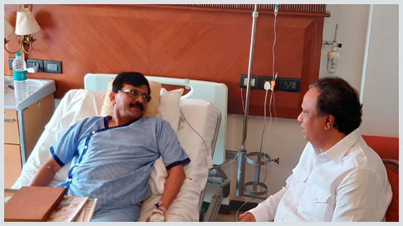 BJP leader Ashish Shelar advice to Shivsena MP Sanjay Raut for health condition