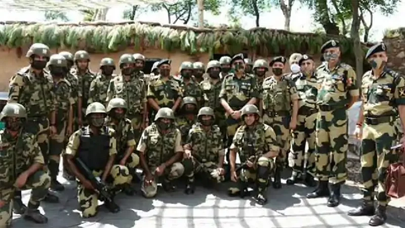 BSF, China, Pakistan, India, loc