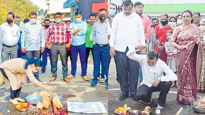 Fight among the corporators for the credit of development work Nashik political news