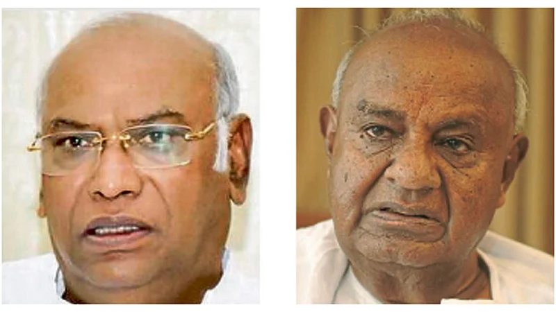Kharge-and-deve gowda
