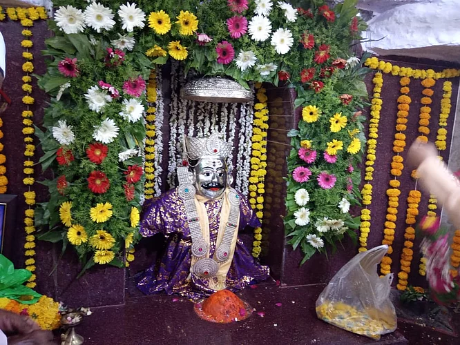 The demon is worshiped in Nimbadaitya village