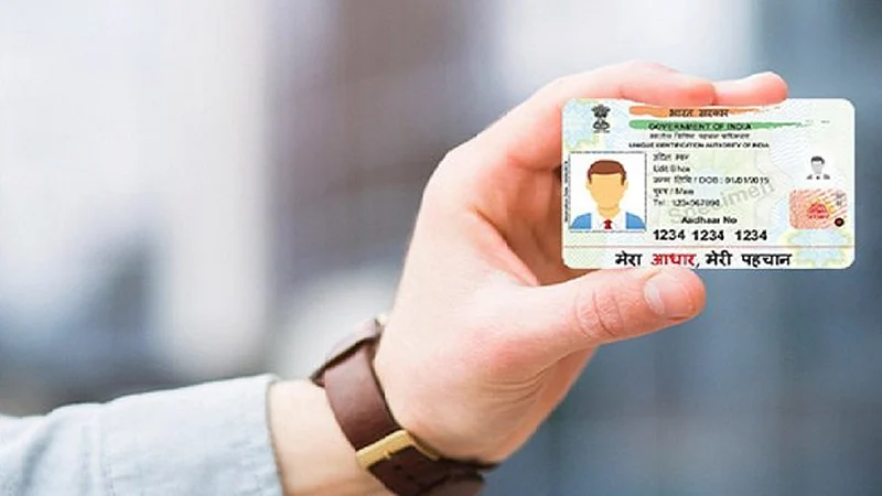 PVC Adhaar card.