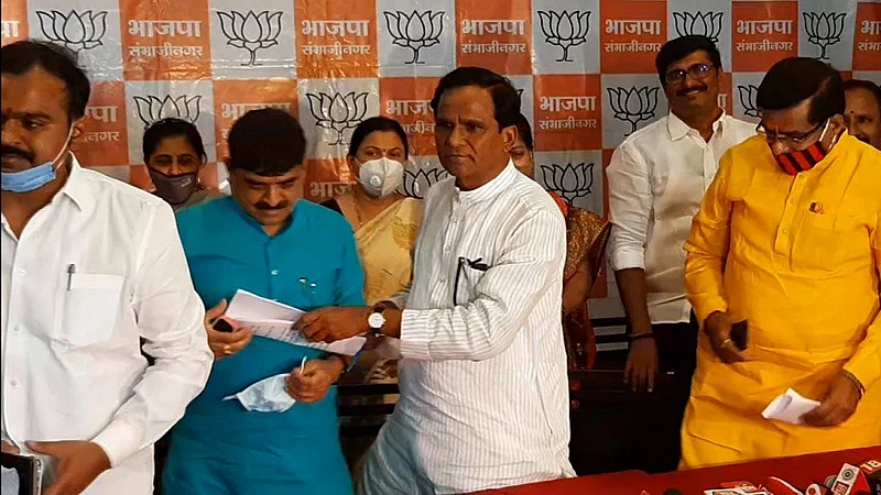 Raosaheb Danve Press In Aurangabad1