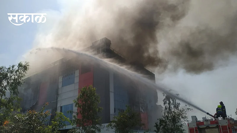 Fire at Snehal Farma company in butibori Nagpur