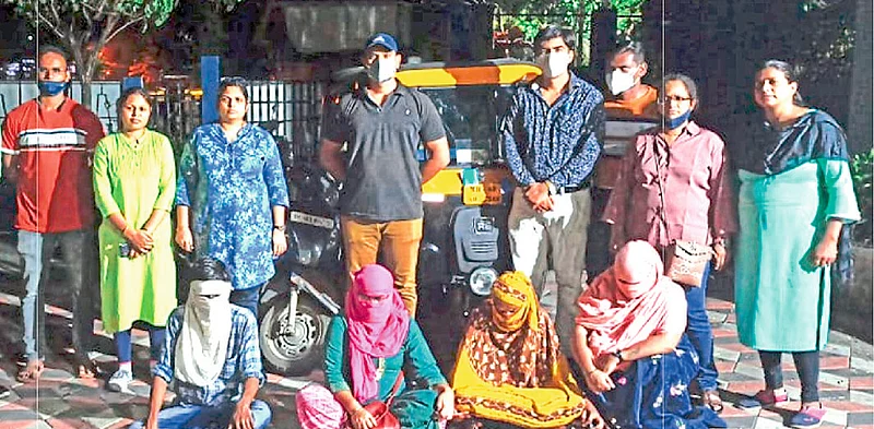 Police have arrested three prostitutes