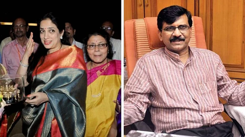 rashmi thackeray saamna editor amruta fadnavis congratulates sanjay raut unhappy