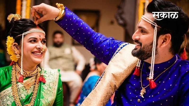 The royal wedding of Siddharth chandekar and Mitali Mayekar Marathi Actress
