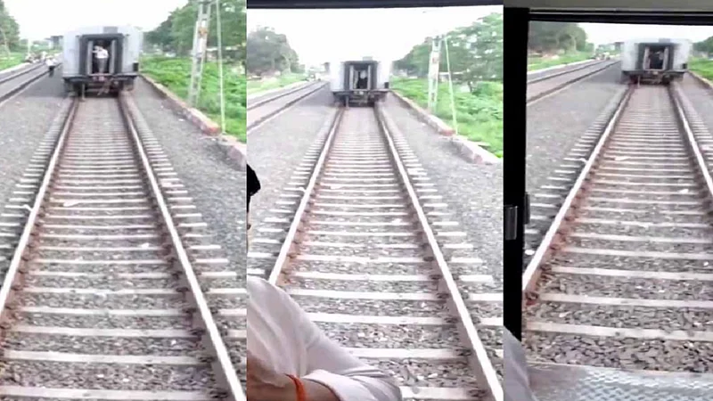 मुंबईला निघालेल्या कर्णावती एक्सप्रेसचे काही डबे इंजिनापासून झाले वेगळे; गती कमी असल्याने टळला मोठा अनर्थ