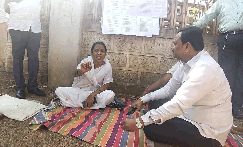 protest against teacher of professor