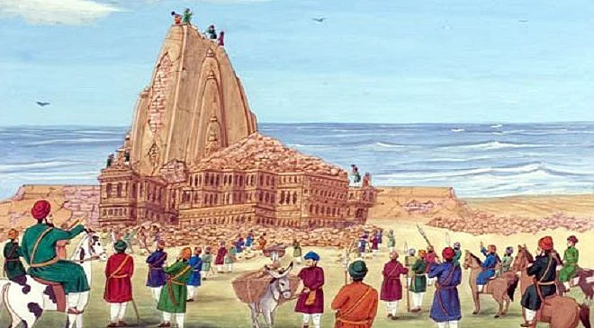 Aurangzeb was kneeling in front of the goddess read full story