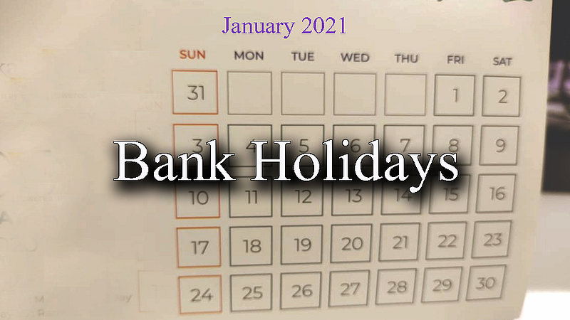 bank holidays