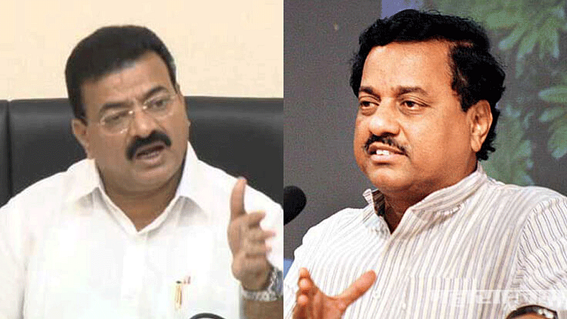 Bhaskar Jadhav and Sunil Tatkare on one status in chiplun