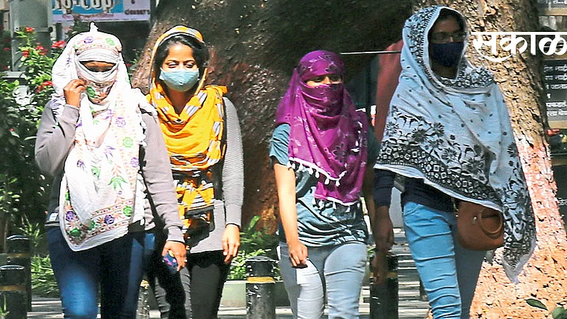पुण्यात वाढला उन्हाचा चटका }