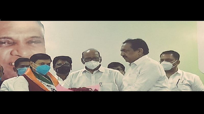 "आता नको वादावादी, आता फक्त राष्ट्रवादी" म्हणत भाजपचा बडा नेता राष्ट्रवादीत !