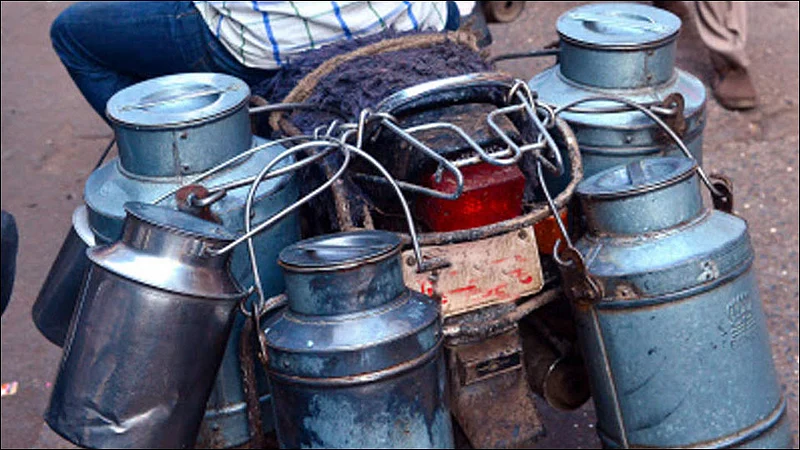 youth arrested for carrying liquor bottles in milk cans in delhi