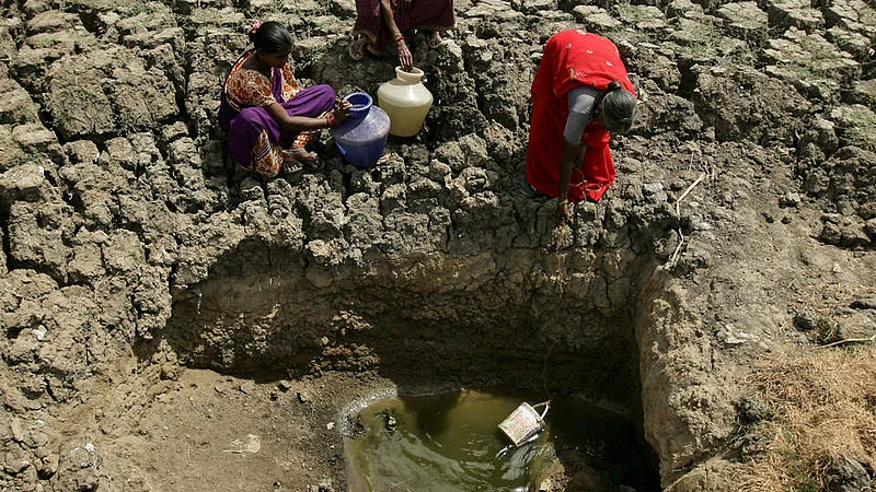 Heavy water scarcity in the eastern part of Mirage sangli marathi news