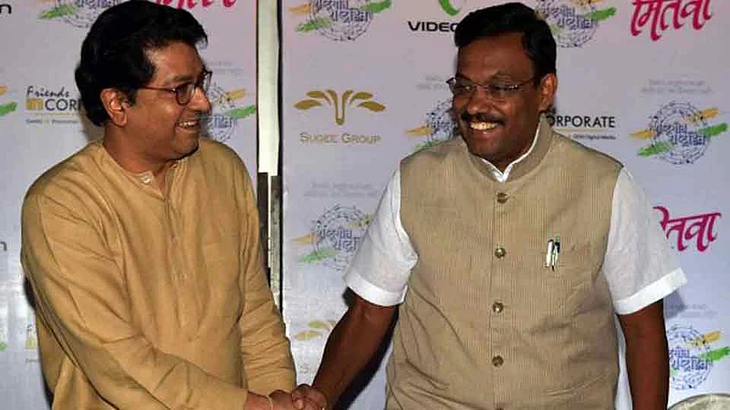 navi mumbai city president of MNS has written a letter to Rajnath Singh about Vinod Tawde