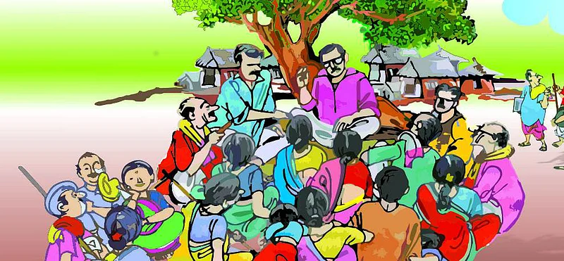 Who plan to organize mohalla sabha in Nagpur after New Delhi?