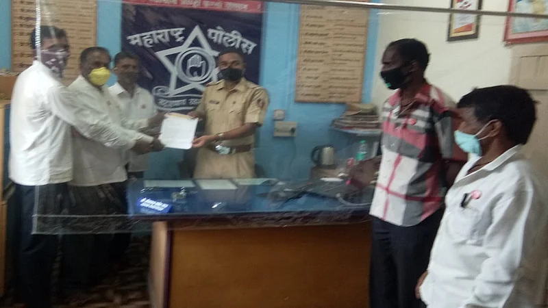 State President of Swabhimani Transport Association Tanaji Sathe statement was handed over to Assistant Inspector of Police Somnath Wagh