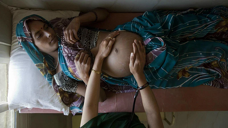 pregnant walk for delivery at gadchiroli