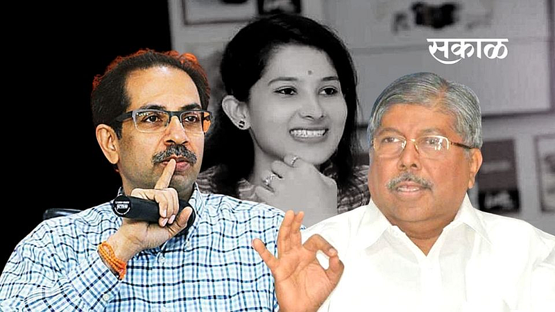 pooja chavan suicide chandrakant patil uddhav thackaray