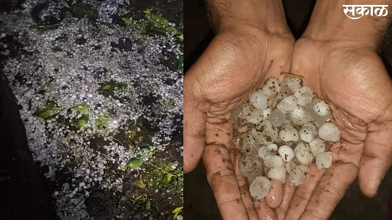Hailstorm In Aurangabad District