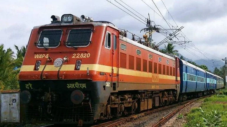Workers in Belgaum waiting for the special train