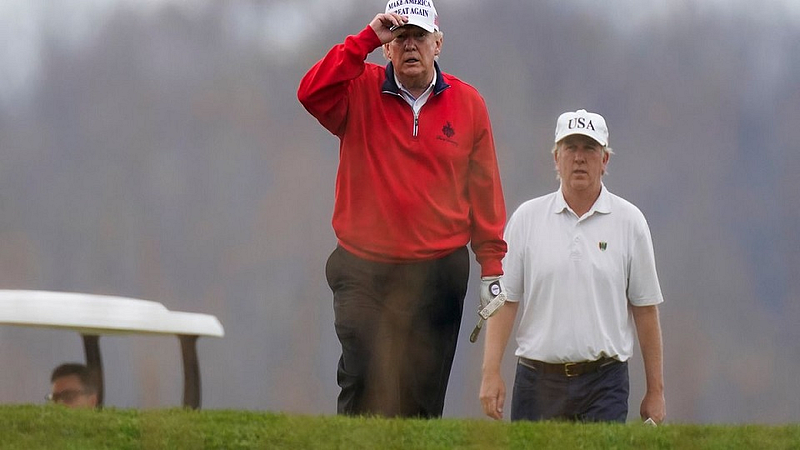 trump golf