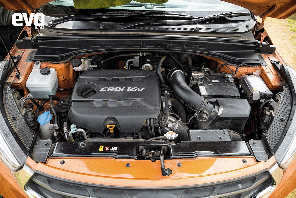 Engine of the Hyundai Creta