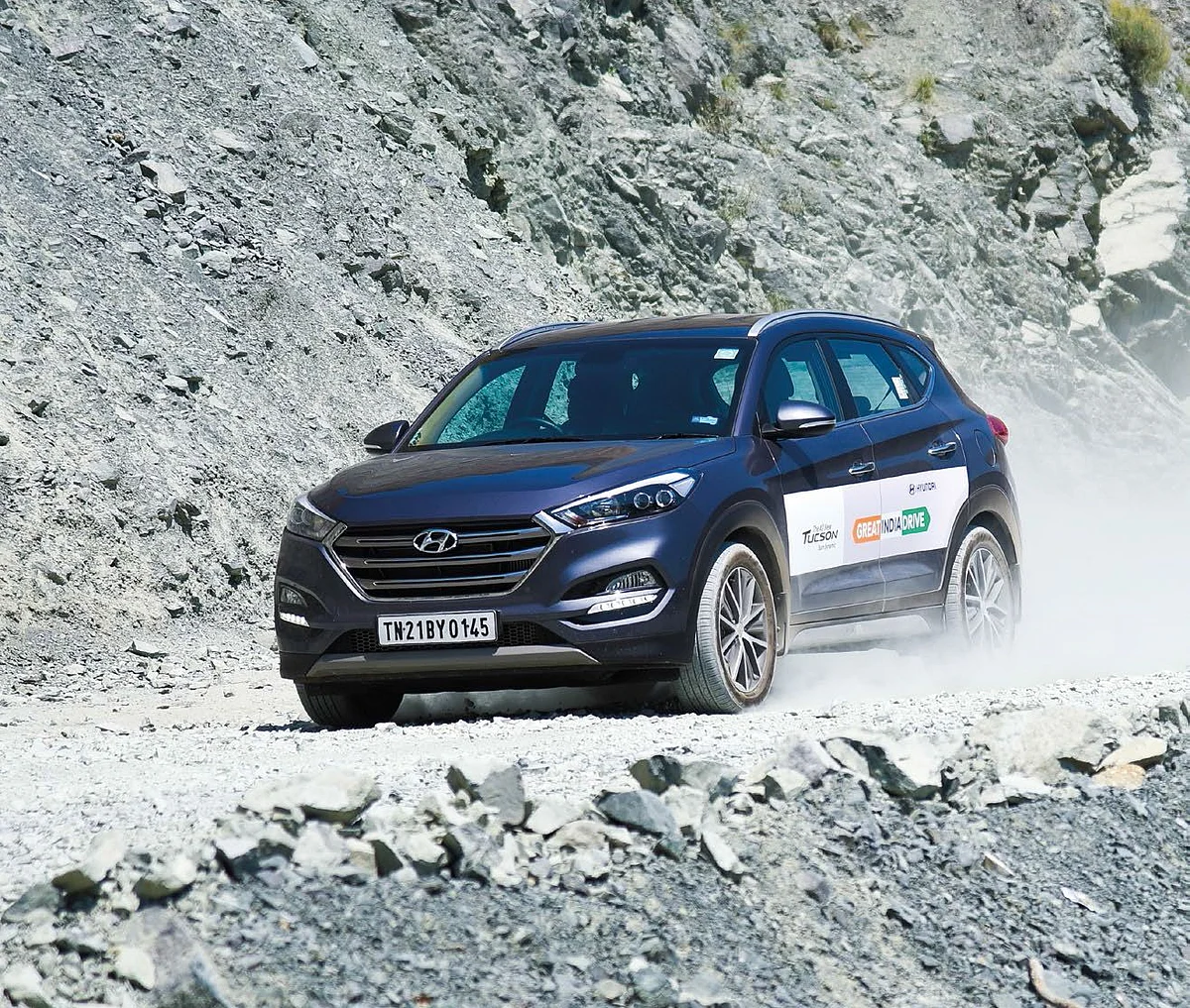 Tucson's off-road drive at the Murthal