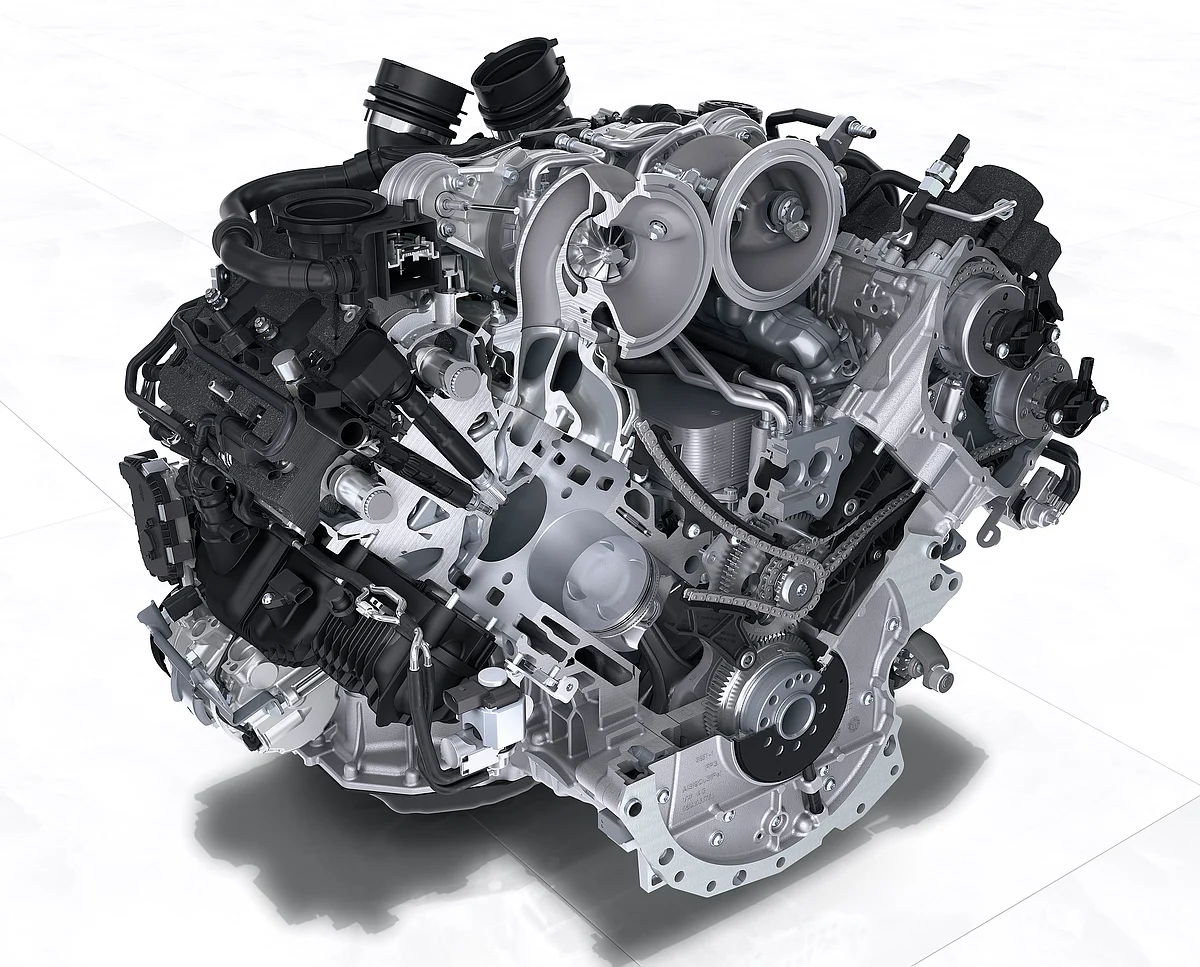 The standard car comes with a 3-litre V6 engine