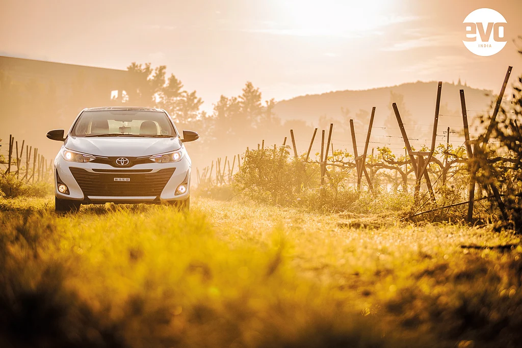 Yaris at the Sula Vineyards