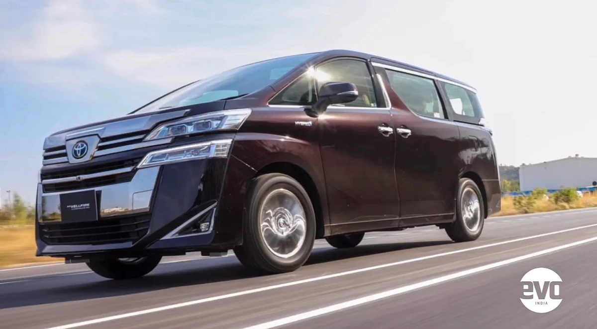 The Vellfire gets a CVT gearbox and it gets moving silently on pure electric power