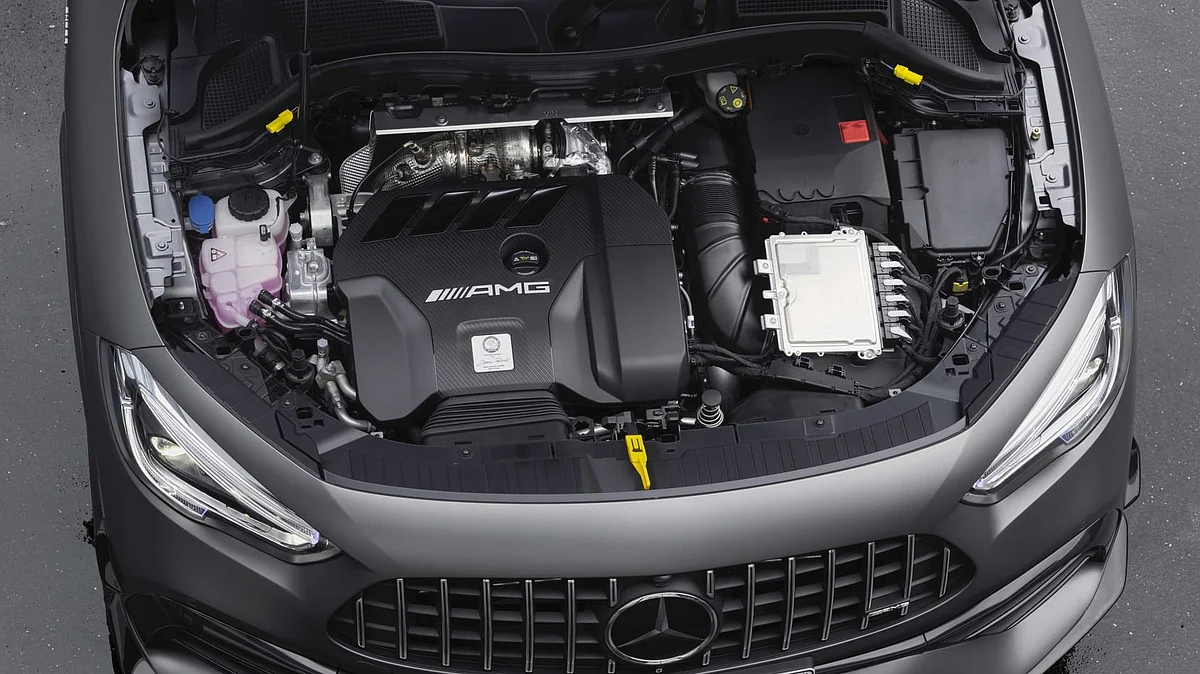The standard GLA45 produces 381bhp and 475 Nm of torque, with the GLA45 S boasting 415bhp at 6750rpm, and 500 Nm of torque