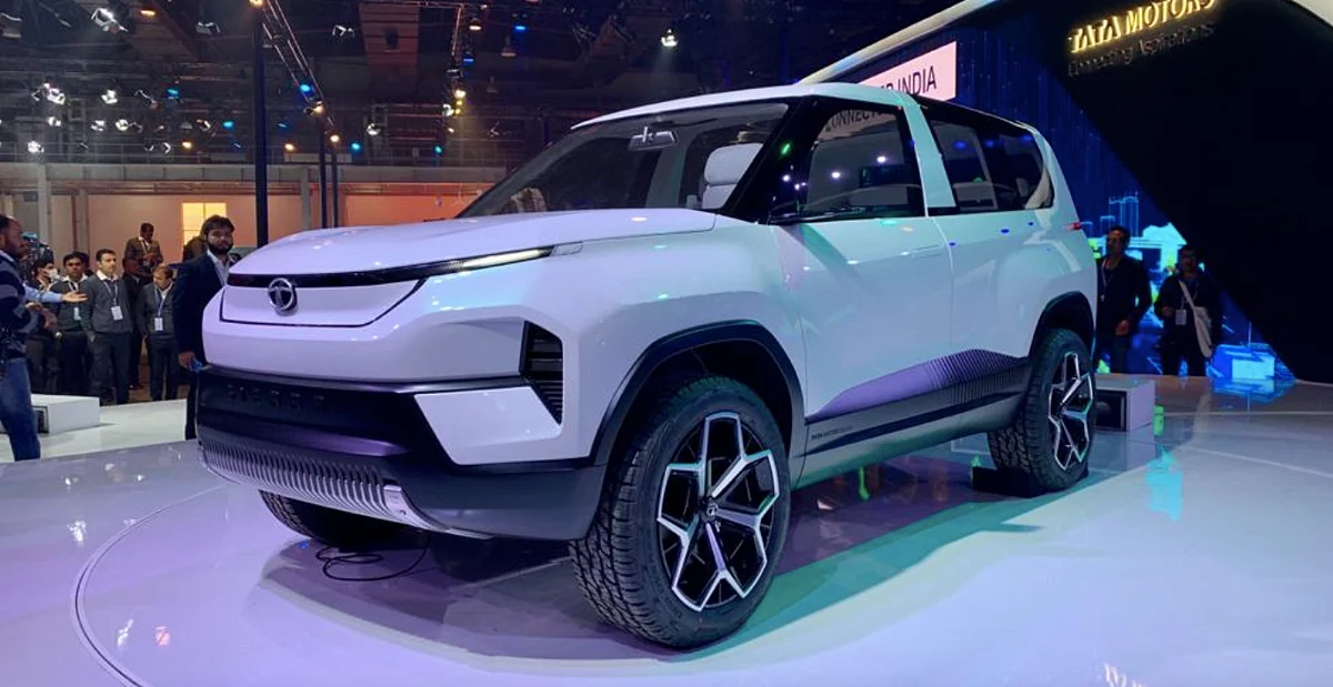 Tata Sierra concept at the 2020 Auto Expo