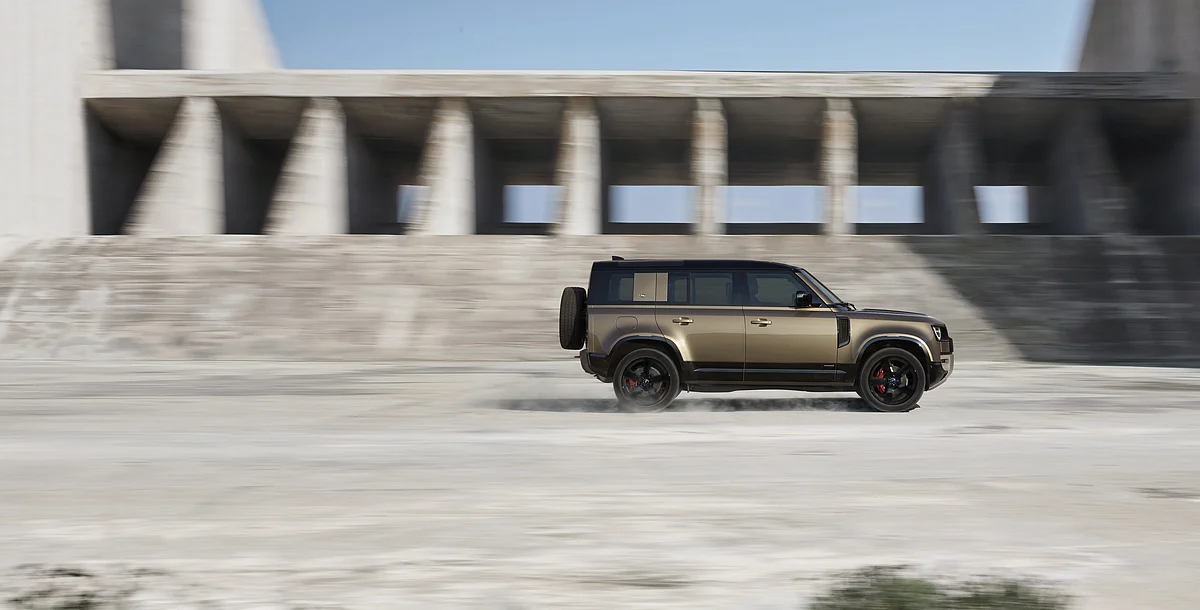 The Defender is based on an aluminium monocoque chassis