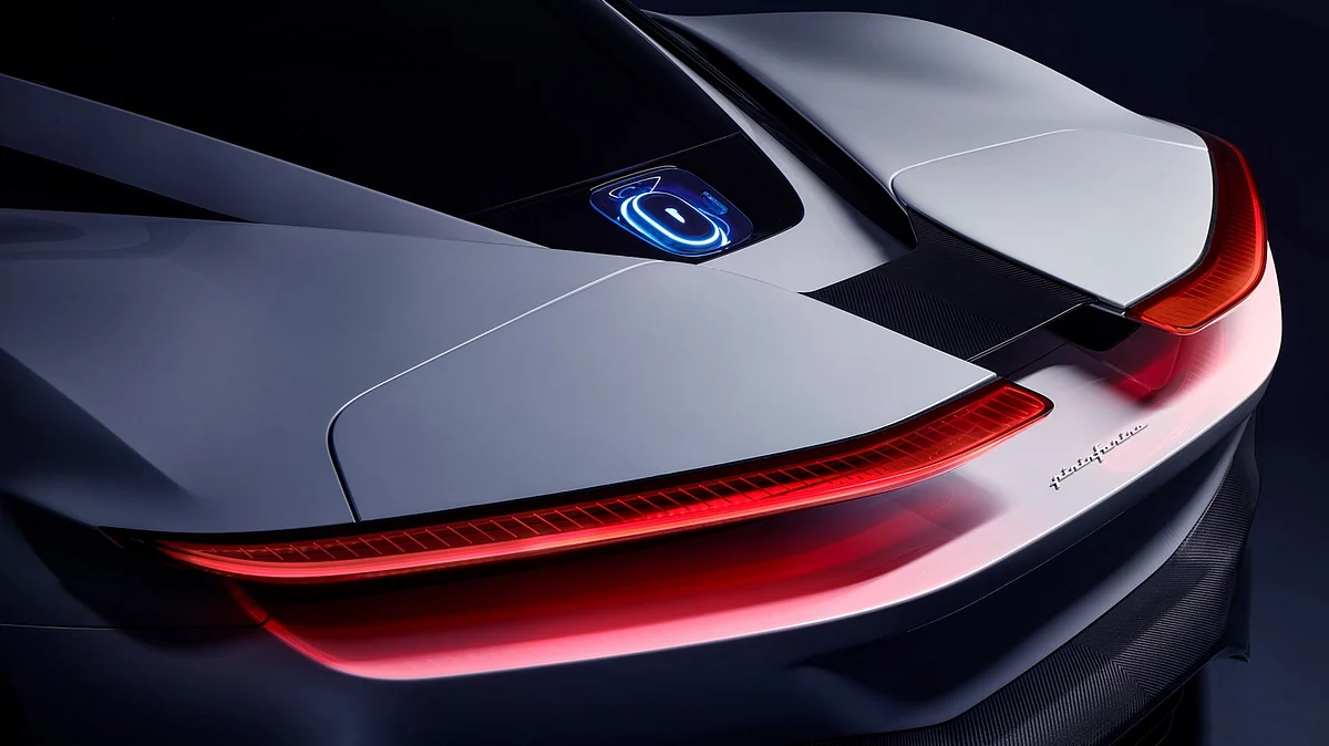 Floating wings that also house the tail lights