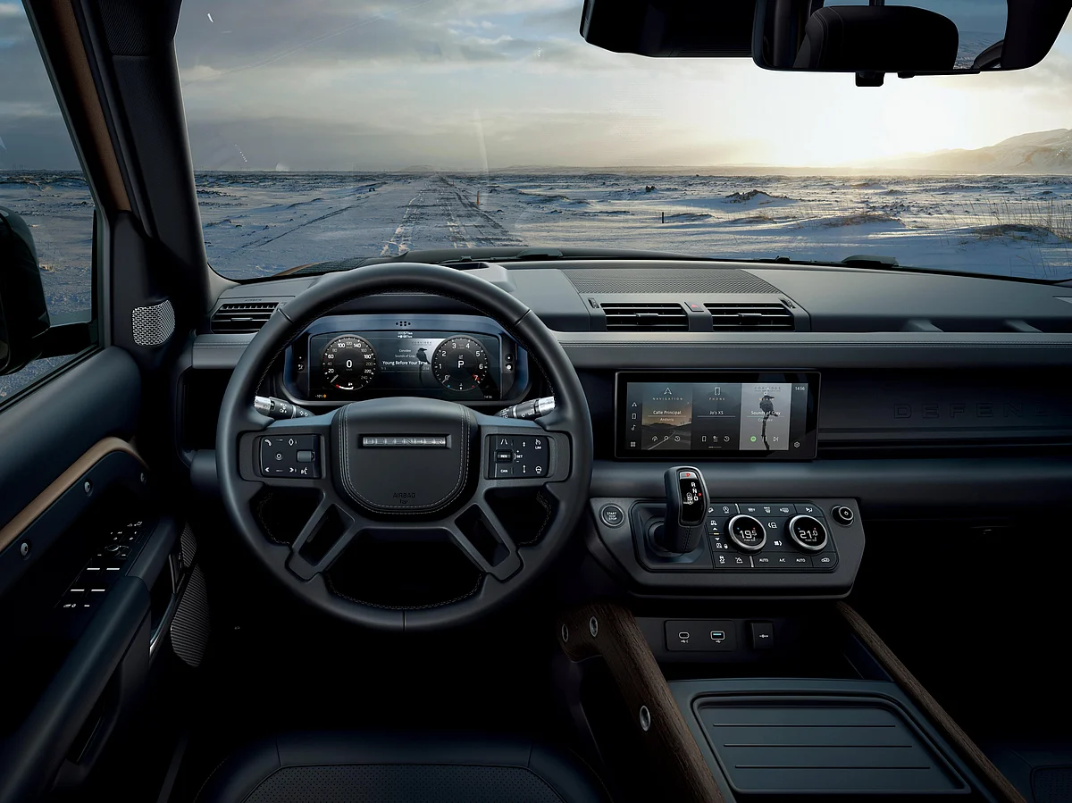 The interiors are a huge departure from the previous generation Defenders