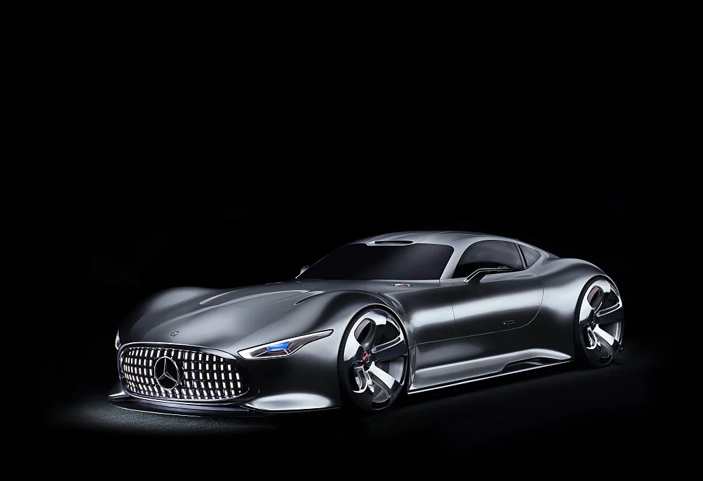 The Mercedes Vision GT sported the panamericana grille a while before AMG cars of today got them