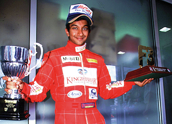 Narain at brands Hatch in 1993