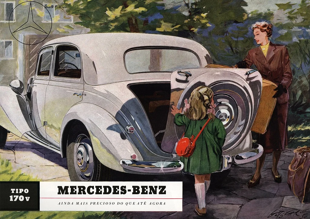 Even though Daimler AG was popular in the pre-war era, it's only after WW2 when it's popularity grew immensely