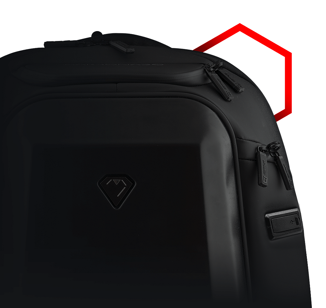 The all-weather proof qualities do come in handy and the waterproof zippers and the hard case top pocket has kept the contents of the backpack dry.
